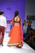 Gauhar Khan walks the ramp for Joy Mitra Show at Wills Lifestyle India Fashion Week 2013 Day 3 in Mumbai on 15th March 2013 (37).JPG